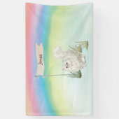 Individuelle Name Persian Cat Pet Banner (Vertikal)