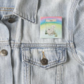Individuelle Name Persian Cat Pet Button (Beispiel)
