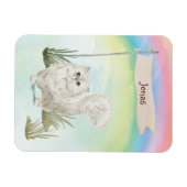Individuelle Name Persian Cat Pet Magnet (Horizontal)