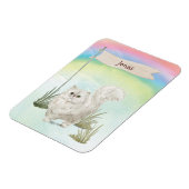 Individuelle Name Persian Cat Pet Magnet (Linke Seite)
