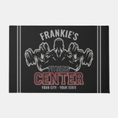 Individuelle Name Personal Trainer Fitness Centre Fußmatte (Vorderseite)