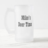 Individuelle Name personalisieren Mattierte Tasse (Links)