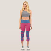 Individuelle Name Personalisiert Capri Legging Tre (Vorderseite)