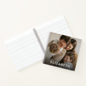 individuelle Name personalisiert Foto Notebook Notizblock (Innenseite)