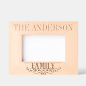 Individuelle Name Personalisiert Geätzte Rahmen (Vorderseite)