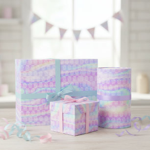 Individuelle Name Personalisiert Geburtstag Irides Geschenkpapier
