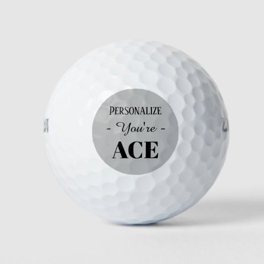 Individuelle Name Personalisiert Golfball (Vorderseite)