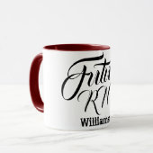 Individuelle Name Personalisiert Krankenschwester Tasse (Vorderseite Links)