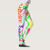 Individuelle Name personalisiert Leggings (Rechts)