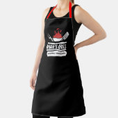Individuelle Name Personalisiert Meme GRILLEN Blac Schürze (InSitu)