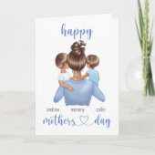 Individuelle Name Personalisiert Mütter Tageskarte Karte (Vorderseite)