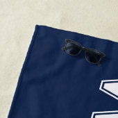 Individuelle Name Personalisiert Pool Geburtstagsf Strandtuch (Beispiel)