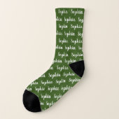 Individuelle Name Personalisiert Socken (Links - Außen)