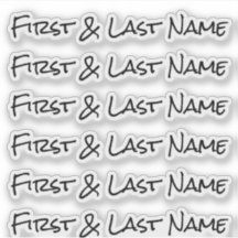 INDIVIDUELLE NAME — Personalisierte Etikettenpacku