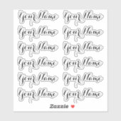 INDIVIDUELLE NAME — Personalisierte Etikettenpacku Aufkleber (Blatt)