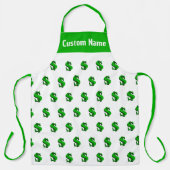 Individuelle Name Personalisierte Schürze, Geldmar Schürze (Vorderseite)