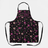 Individuelle Name Personalisierter Blumenstrauß St Schürze (Vorderseite)