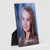 Individuelle Name Personalisiertes Foto Fotoplatte (Seite)