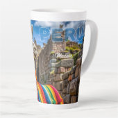 Individuelle Name Peru Llama Milchtasse (Rechte Ecke)