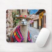 Individuelle Name Peru Llama Mousepad (Mit Mouse)