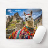Individuelle Name Peru Llama Mousepad (Mit Mouse)