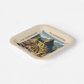 Individuelle Name Peru Machu Picchu Pappteller (Gewinkelt)