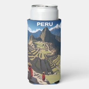Individuelle Name Peru Machu Picchu Selters Dosenkühler