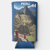 Individuelle Name Peru Machu Picchu Selters Dosenkühler (Vorderseite)