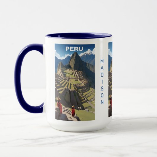 Individuelle Name Peru Machu Picchu Tasse (Links)