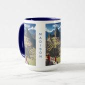 Individuelle Name Peru Machu Picchu Tasse (Vorderseite Links)