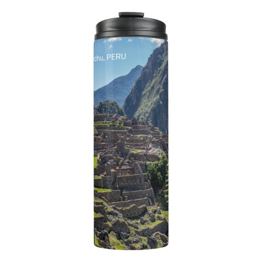 Individuelle Name Peru Machu Picchu Thermosbecher (Vorderseite)