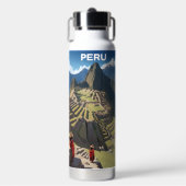 Individuelle Name Peru Machu Picchu Trinkflasche (Vorderseite)