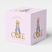 Individuelle Name Peter 1. Geburtstag Vielen Dank Geschenkschachtel (Vorderseite)