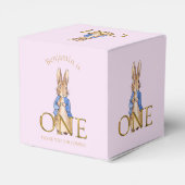 Individuelle Name Peter 1. Geburtstag Vielen Dank Geschenkschachtel (Rückseite)