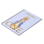 Individuelle Name Peter das Kaninchen Erster Gebur Notizblock (Linke Seite)