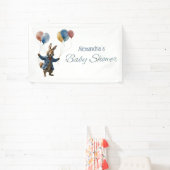 Individuelle Name Peter der Kaninchen Babydusche Banner (InSitu)