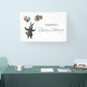 Individuelle Name Peter der Kaninchen Babydusche Banner (Messe)