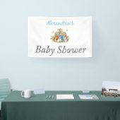 Individuelle Name Peter der Kaninchen Babydusche Banner (Messe)