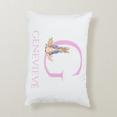 Individuelle Name Peter der Kaninchen Dekokissen (Rückseite(Vertikal))