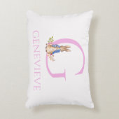 Individuelle Name Peter der Kaninchen Dekokissen (Vorderseite(Vertikal))