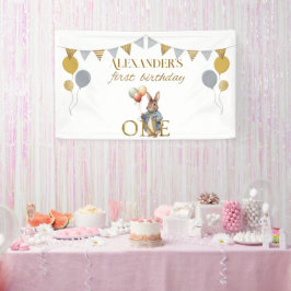 Individuelle Name Peter der Kaninchen Erster Gebur Banner