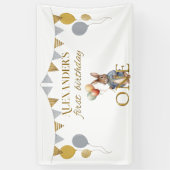 Individuelle Name Peter der Kaninchen Erster Gebur Banner (Vertikal)