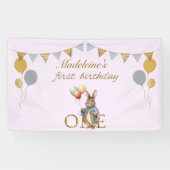 Individuelle Name Peter der Kaninchen Erster Gebur Banner (Horizontal)