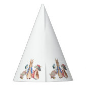 Individuelle Name Peter der Kaninchen Erster Gebur Partyhütchen (Rückseite)