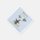 Individuelle Name Peter der Kaninchen Erster Gebur Serviette (Ecke)