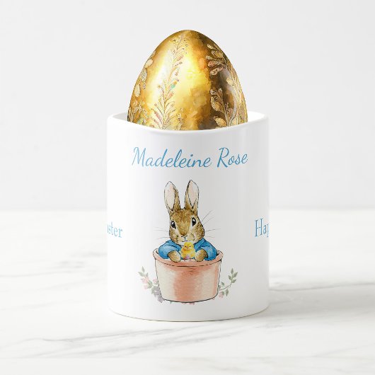 Individuelle Name Peter der Kaninchen Glücklicher  Kaffeetasse