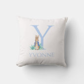 Individuelle Name Peter der Kaninchen Kissen (Vorderseite)