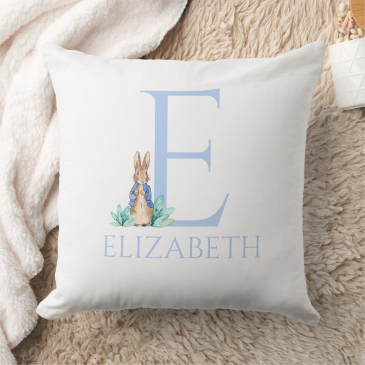 Individuelle Name Peter der Kaninchen Kissen (Decke)