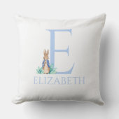 Individuelle Name Peter der Kaninchen Kissen (Vorderseite)