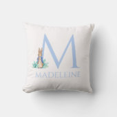 Individuelle Name Peter der Kaninchen Kissen (Vorderseite)